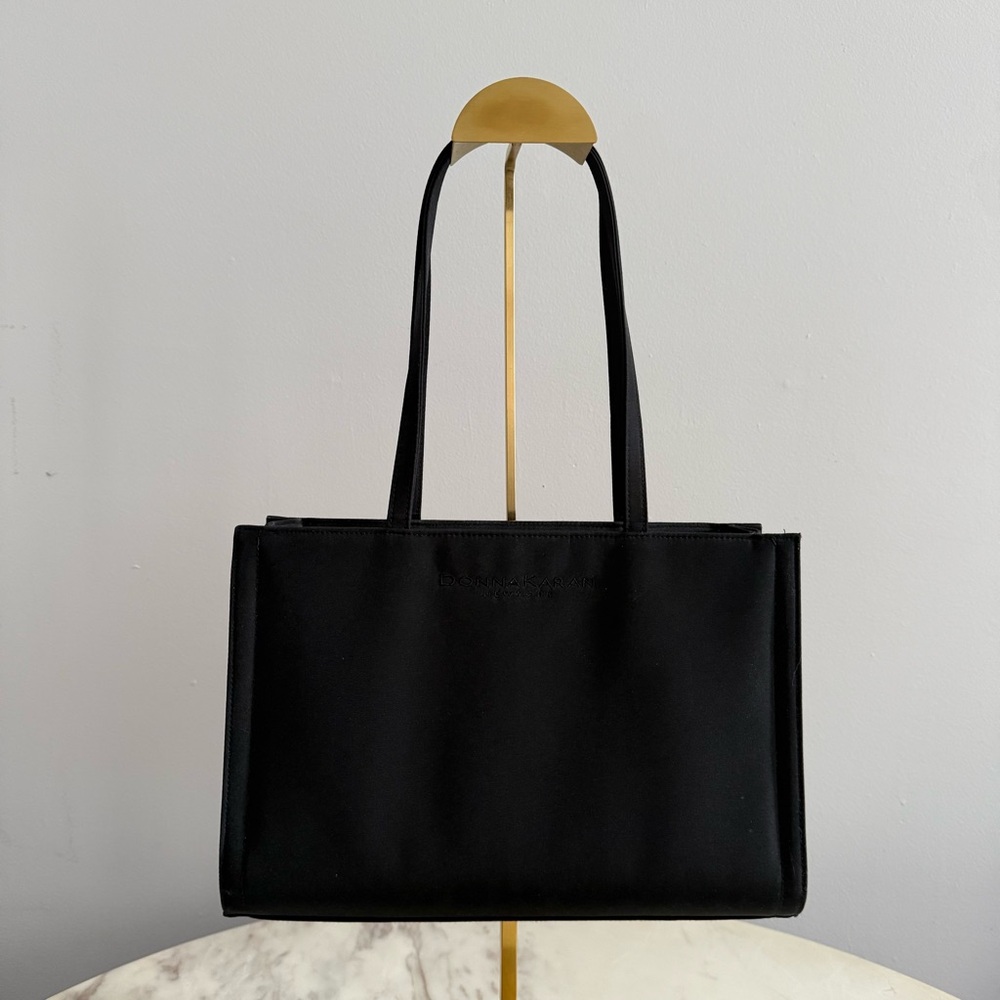 DKNY Donna Karan New York Nylon Shoulder Bag Black OS